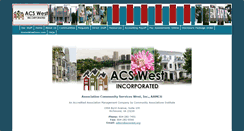 Desktop Screenshot of acswest.org