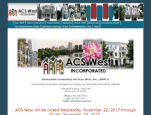 Tablet Screenshot of acswest.org